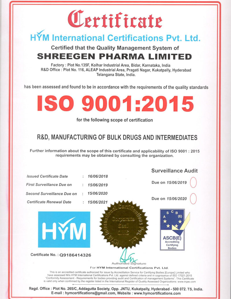 ISO-Certificate